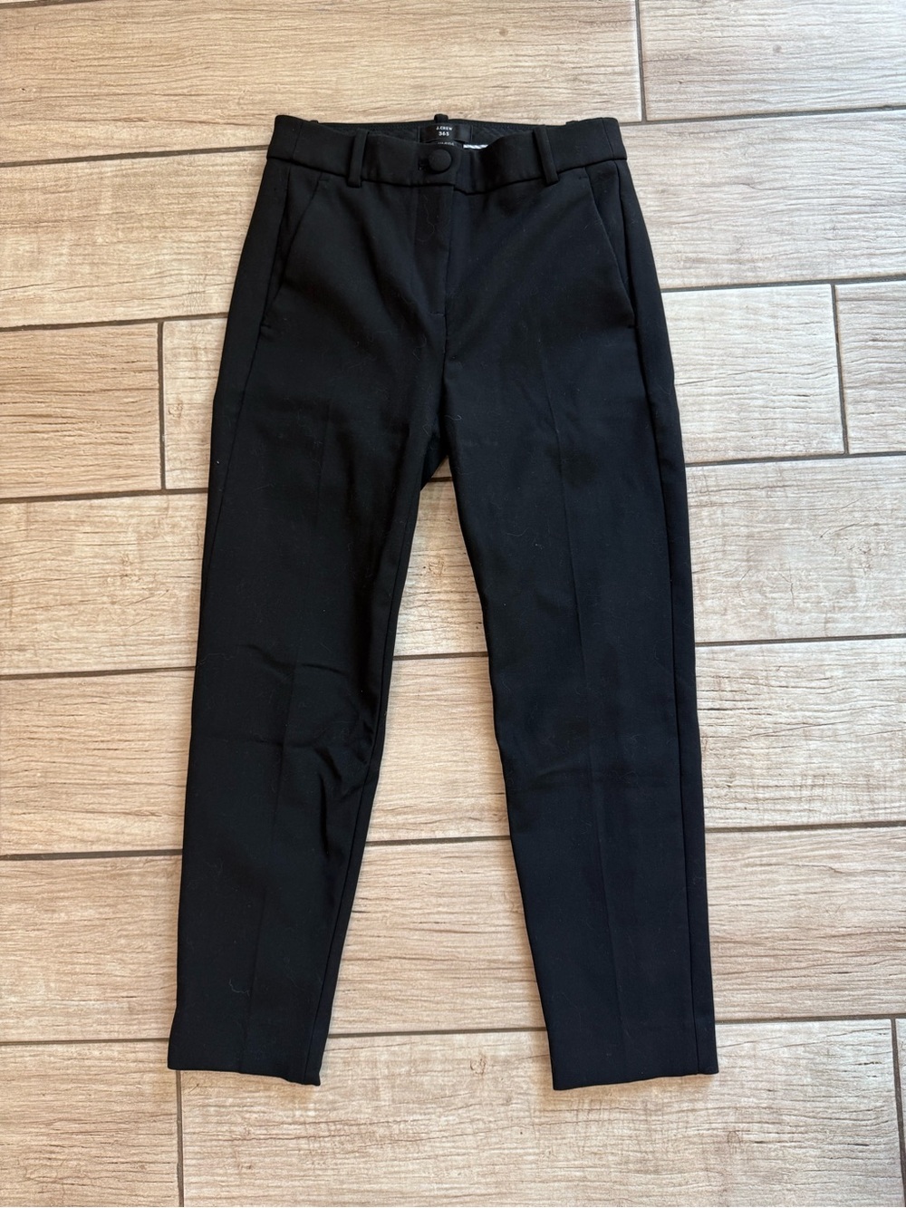 J. Crew Black Slim Tailored Trousers